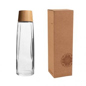 VS ANAMUDI Skleněná láhev z recyklovaného skla transparentní